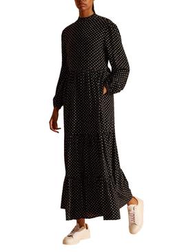 Vestido Superdry Skylar Negro Topos para Mujer