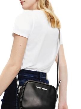 Bolso Tommy Jeans Crossover Negro para Mujer