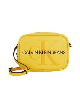 Bolso Calvin Klein Camera Amarillo para Mujer