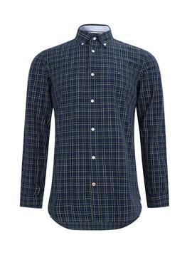 Camisa Tommy Hilfilger Tartan Azul para Hombre