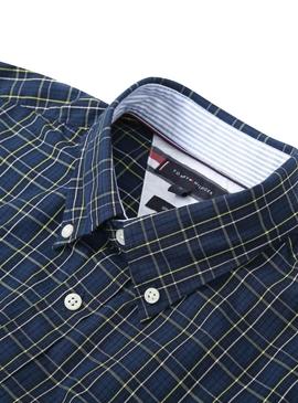 Camisa Tommy Hilfilger Tartan Azul para Hombre