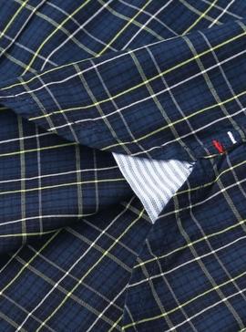 Camisa Tommy Hilfilger Tartan Azul para Hombre