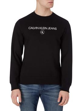 Sudadera Calvin Klein Archive Negro para Hombre