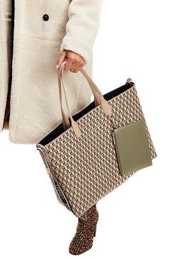 Bolso Tommy Hilfiger Tote Iconic Beige para Mujer