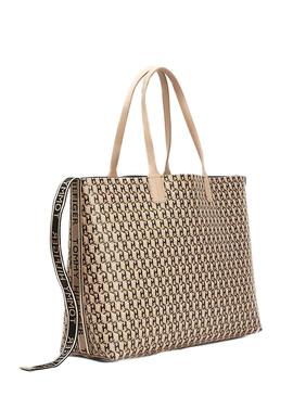 Bolso Tommy Hilfiger Tote Iconic Beige para Mujer