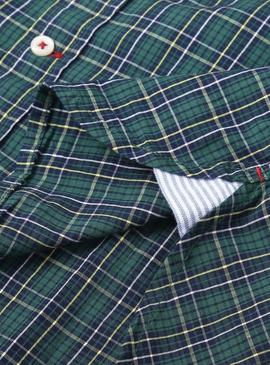 Camisa Tommy Hilfiger Tartan Verde para Hombre