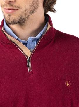 Jersey El Ganso Mock Rojo para Hombre