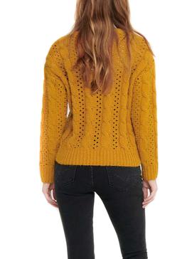 Jersey Only Chanet Amarillo para Mujer