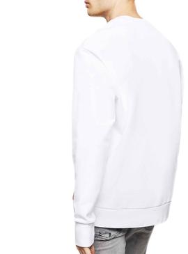 Sudadera Diesel Division Blanco para Hombre