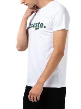 Camiseta Lacoste Italic Blanco para Hombre