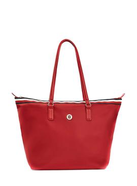 Bolso Tommy Hilfiger Poppy Tote Rojo para Mujer