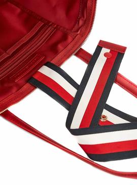 Bolso Tommy Hilfiger Poppy Tote Rojo para Mujer