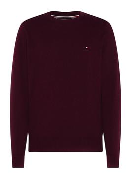 Jersey Tommy Hilfiger Crew Neck Granate Hombre