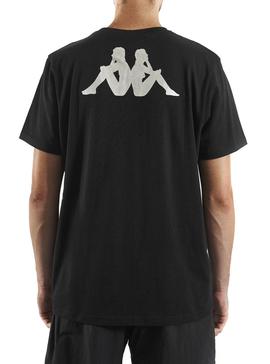 Camiseta Kappa Runis Negro para Hombre