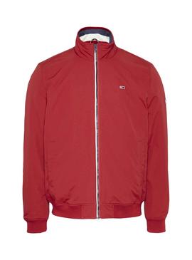 Chaqueta Tommy Jeans Essential Rojo para Hombre