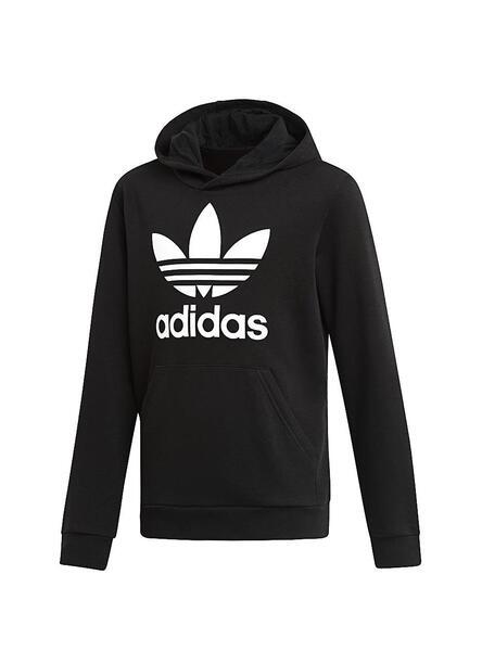 tobillo lealtad Recomendación Sudadera Adidas Trefoil Negro Niños