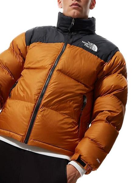 Chaqueta The Face Nuptse Naranja Hombre