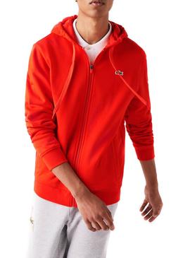 Chaqueta Lacoste Sport Full Zip Rojo para Hombre