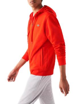 Chaqueta Lacoste Sport Full Zip Rojo para Hombre