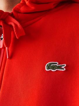 Chaqueta Lacoste Sport Full Zip Rojo para Hombre