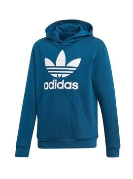 Sudadera Adidas Trefoil Azul para Niño