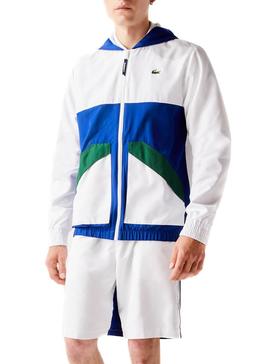 Chaqueta Lacoste Impermeable Blanco para Hombre