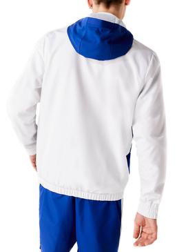 Chaqueta Lacoste Impermeable Blanco para Hombre