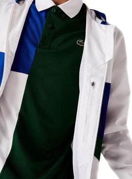Chaqueta Lacoste Impermeable Blanco para Hombre