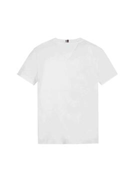 Camiseta Tommy Hilfiger TH Logo Blanco Niño