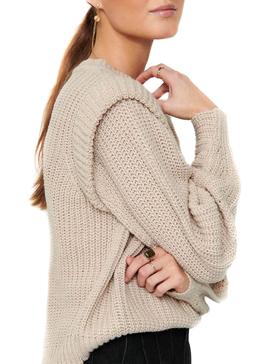 Jersey Only Lexine Beige para Mujer