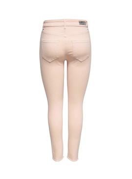 Pantalon Only Blush Rosa Mujer