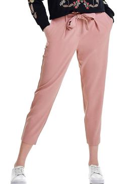  Pantalon Only Nicole Rosa Mujer