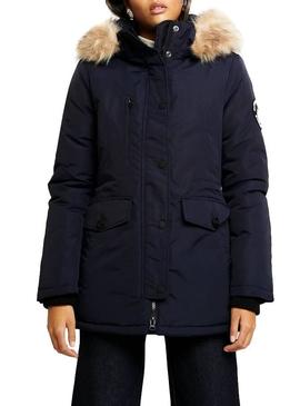 Parka Superdry Ashley Everest Marino Para Mujer