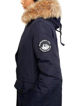 Parka Superdry Ashley Everest Marino para Mujer