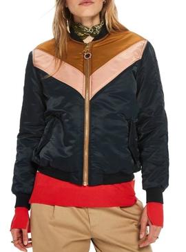 Bomber Maison Scotch Colorblock