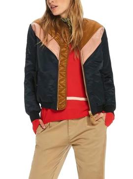 Bomber Maison Scotch Colorblock