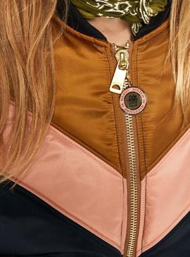 Bomber Maison Scotch Colorblock