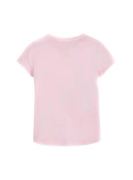 Camiseta Tommy Hilfiger Essential Rosa para Niña