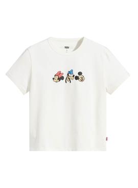 Camiseta Levis x Disney and Friends Blanco Mujer