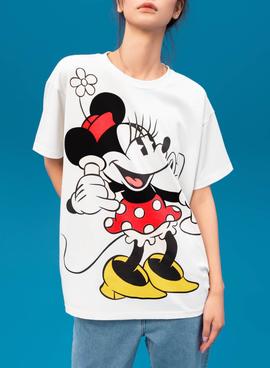 Camiseta Levis x Disney Blanco Minnie Para Mujer