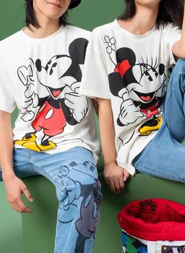 Camiseta Levis x Disney Blanco Minnie Para Mujer