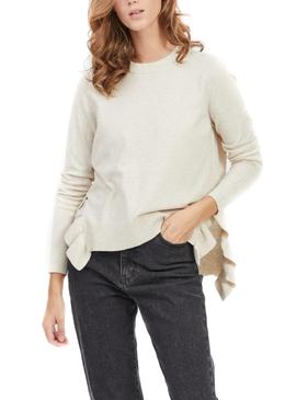 Jersey Vila Lasta Beige para Mujer