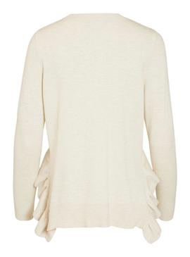 Jersey Vila Lasta Beige para Mujer