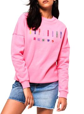 Sudadera Superdry Carly Carnival Rosa Mujer