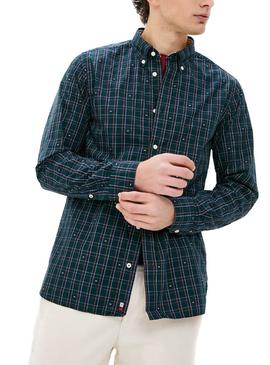 Camisa Tommy Hilfiger Tartan Verde para Hombre