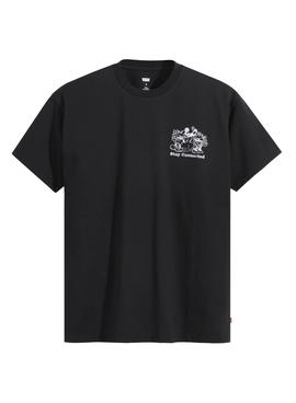 Camiseta Levis x Disney Negro Para Hombre