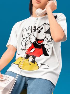 Camiseta Levis x Disney Mickey Blanco Para Hombre