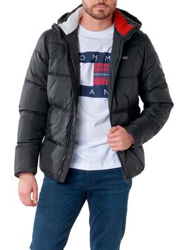 Cazadora Tommy Jeans Essential Poly Negro Hombre