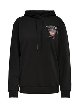Sudadera Only Sophia Negro para Mujer