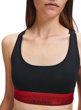 Bralette Calvin Klein Unlined Negro para Mujer